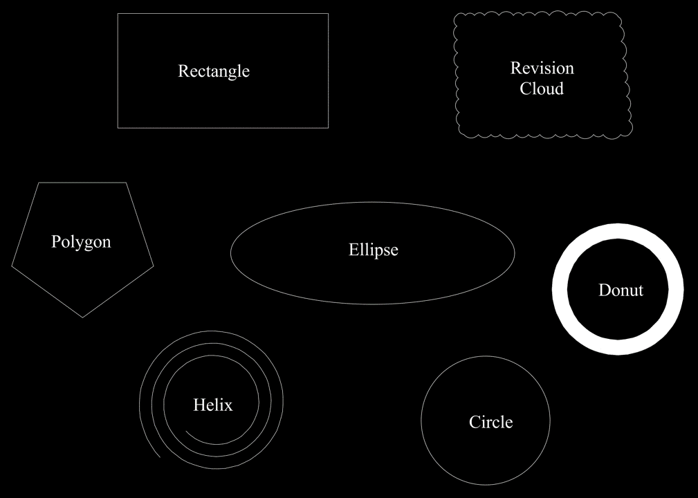 AutoCAD Drawing Tools - Two Dimensional