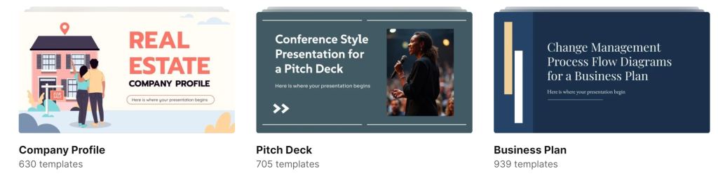 Business Pitch Deck - SlidesGo Template