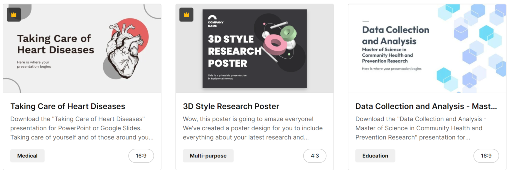 Research and Thesis - SlidesGo Templates