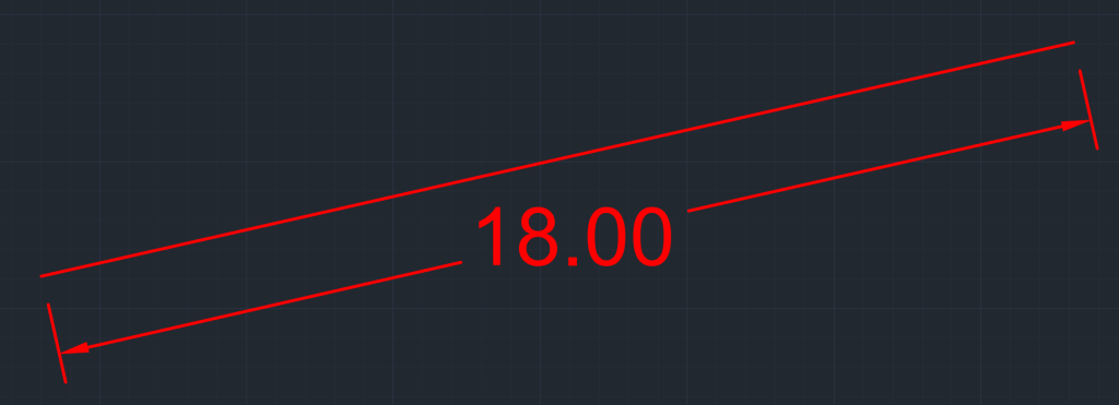 AutoCAD Dimension - Dim Aligned